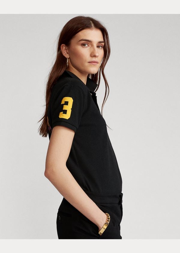 Ralph Lauren Classic Fit Polo Shirt Černé | RiEHWFG0