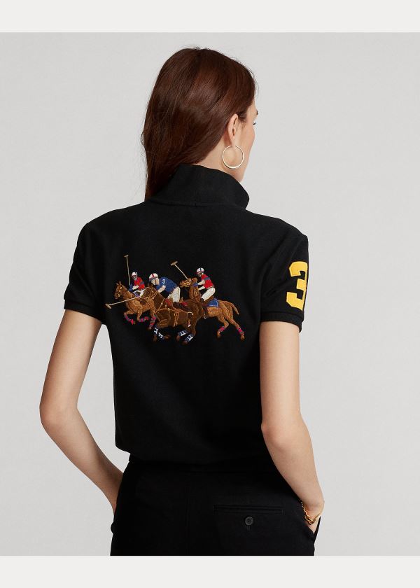 Ralph Lauren Classic Fit Polo Shirt Černé | RiEHWFG0