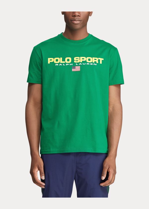 Ralph Lauren Classic Fit Polo Sportovní T-Shirt Zelene | AnU69bVe