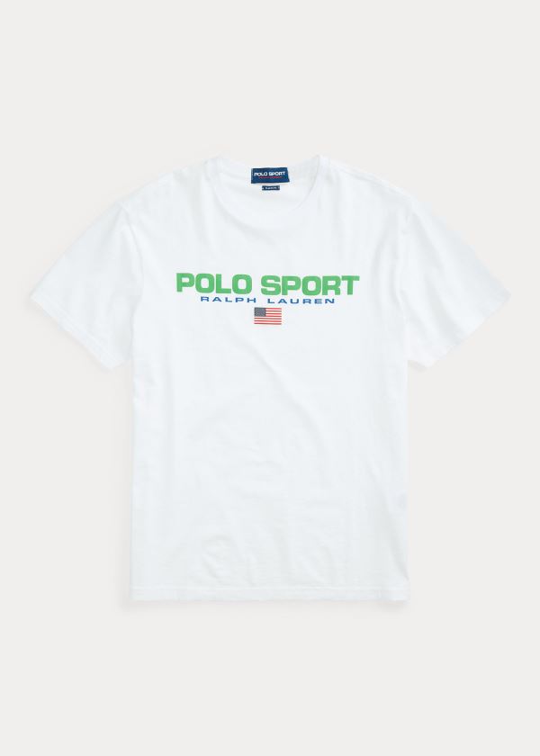 Ralph Lauren Classic Fit Polo Sportovní T-Shirt Bílé | FtxhtWGZ
