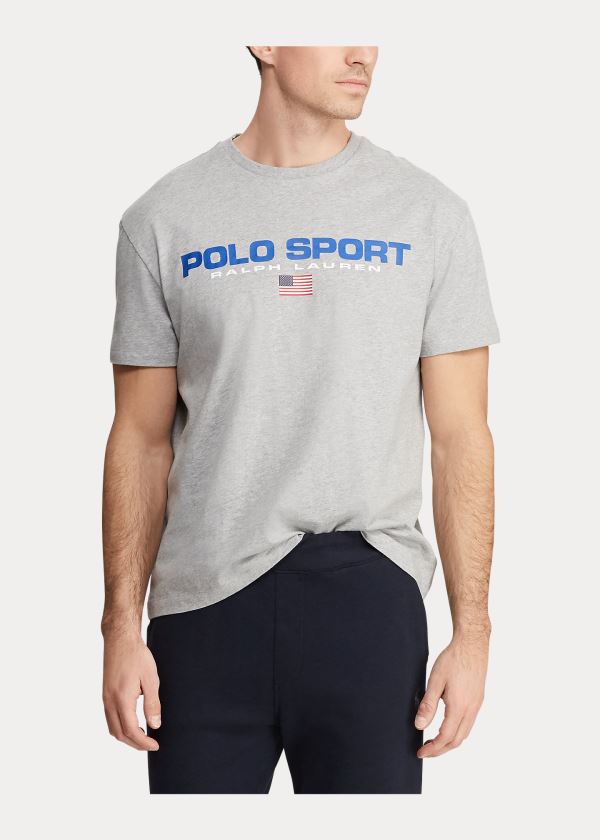 Ralph Lauren Classic Fit Polo Sportovní T-Shirt Šedé | Jj3VJpgI