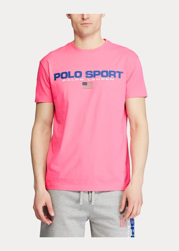 Ralph Lauren Classic Fit Polo Sportovní T-Shirt Růžové | KLNfscbe