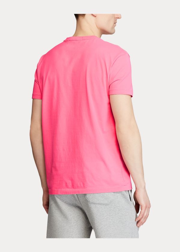 Ralph Lauren Classic Fit Polo Sportovní T-Shirt Růžové | KLNfscbe
