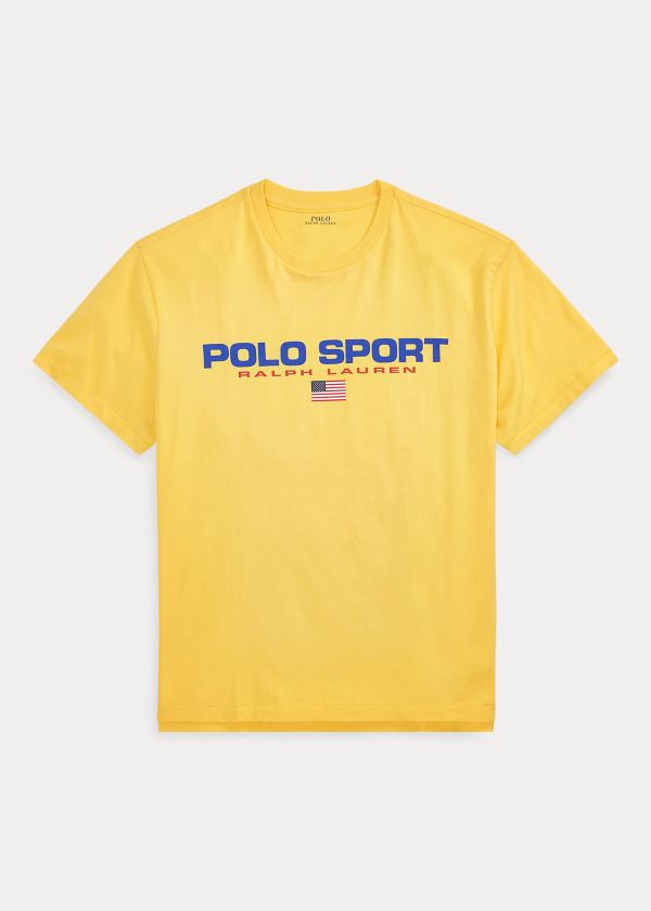 Ralph Lauren Classic Fit Polo Sportovní T-Shirt Žluté | Li9n6K2R