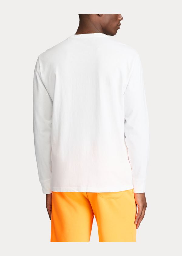 Ralph Lauren Classic Fit Polo Sportovní T-Shirt Bílé | MJJWKFWA