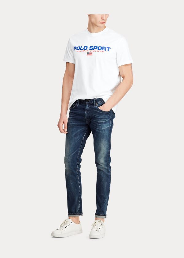 Ralph Lauren Classic Fit Polo Sportovní T-Shirt Bílé | N0HUM4NS