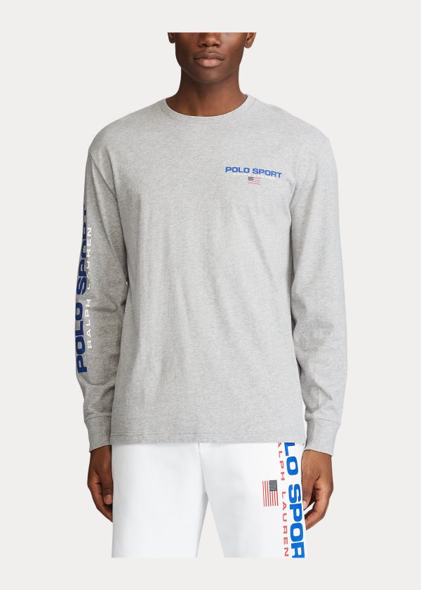 Ralph Lauren Classic Fit Polo Sportovní T-Shirt Šedé | QM8uZ8pP
