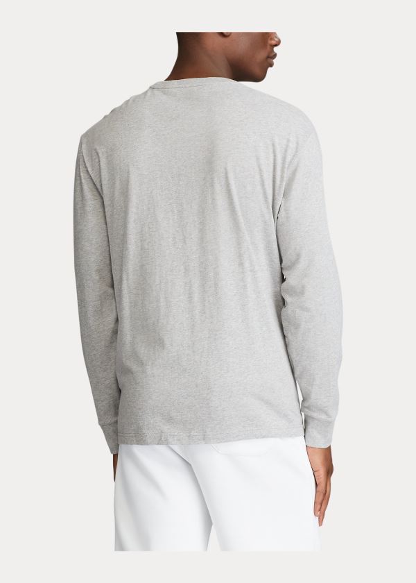 Ralph Lauren Classic Fit Polo Sportovní T-Shirt Šedé | QM8uZ8pP