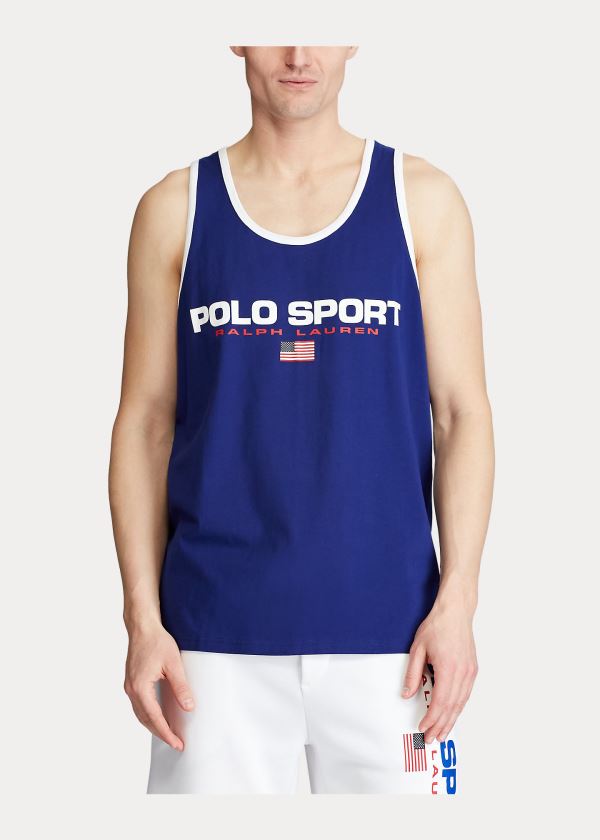 Ralph Lauren Classic Fit Polo Sportovní Tank Královská Modrá Blankyt | njNQ9HuM