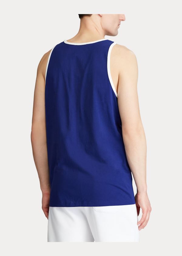 Ralph Lauren Classic Fit Polo Sportovní Tank Královská Modrá Blankyt | njNQ9HuM
