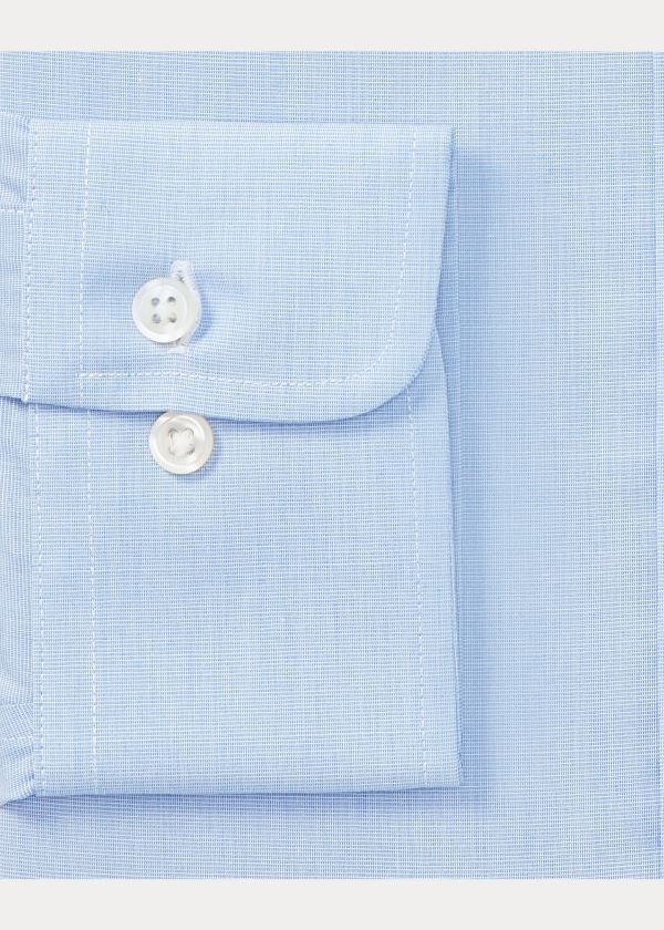 Ralph Lauren Classic Fit Poplin Shirt Blankyt Bílé | bjX5YxKb