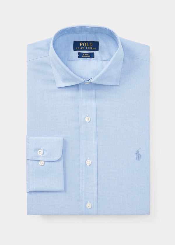 Ralph Lauren Classic Fit Poplin Shirt Blankyt Bílé | bjX5YxKb