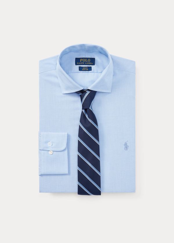 Ralph Lauren Classic Fit Poplin Shirt Blankyt Bílé | bjX5YxKb