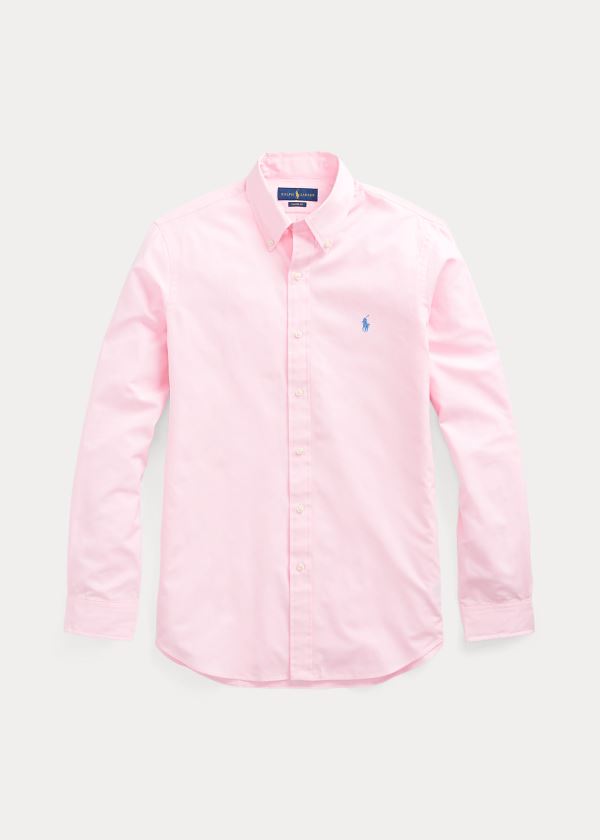 Ralph Lauren Classic Fit Poplin Shirt Růžové | n8TVS0VE