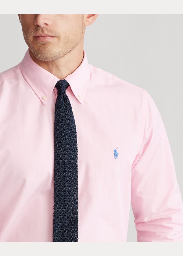 Ralph Lauren Classic Fit Poplin Shirt Růžové | n8TVS0VE
