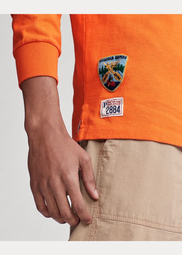 Ralph Lauren Classic Fit Rugby Shirt Oranžové Viacfarebný | Z2jIgmyQ