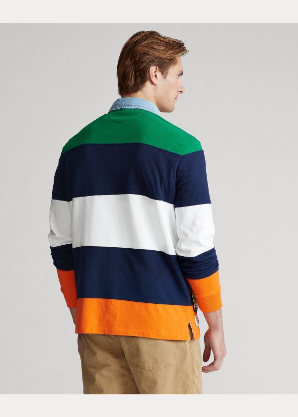 Ralph Lauren Classic Fit Rugby Shirt Tmavě Blankyt Viacfarebný | AaeVa2kI