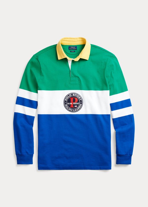 Ralph Lauren Classic Fit Rugby Shirt Zelene Viacfarebný | 2rdl6fso