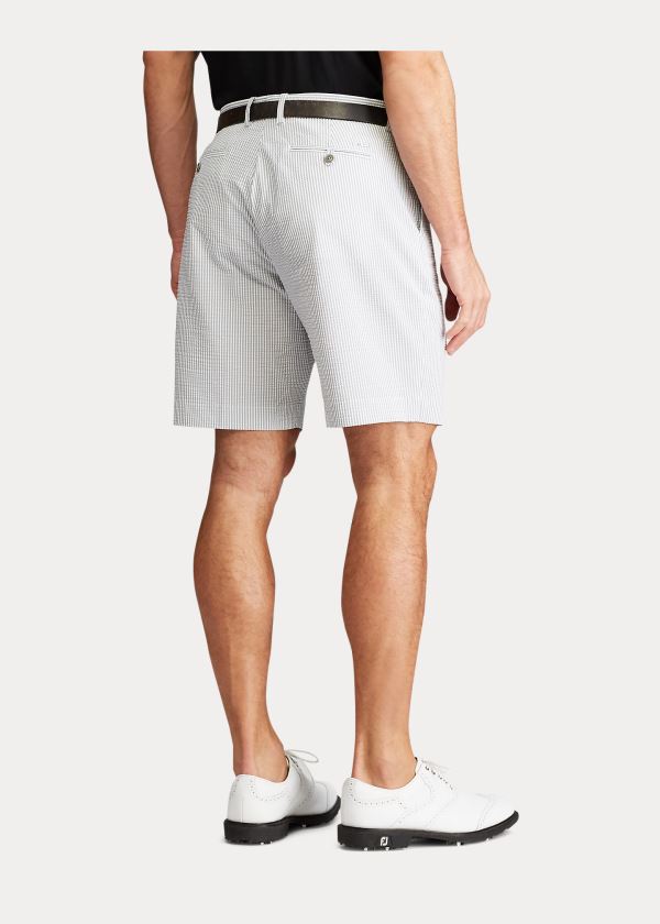 Ralph Lauren Classic Fit Seersucker Krátké Šedé | 4UqIBjFd
