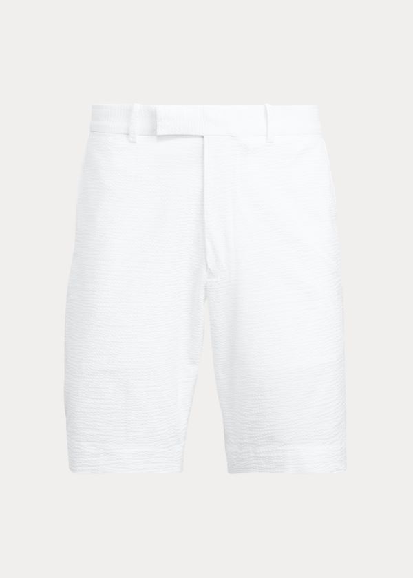 Ralph Lauren Classic Fit Seersucker Krátké Bílé | 9hv03QHj