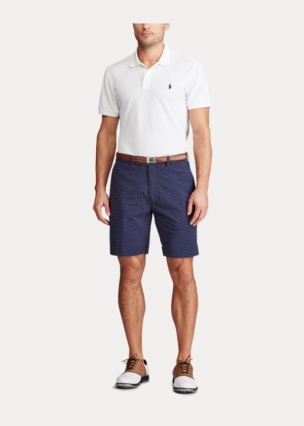 Ralph Lauren Classic Fit Seersucker Krátké Tmavě Blankyt Bílé Proužek | jNnuE6hs