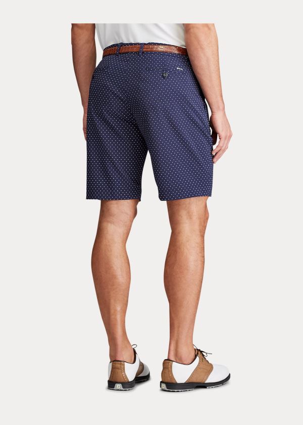 Ralph Lauren Classic Fit Seersucker Krátké Tmavě Blankyt Bílé Proužek | jNnuE6hs