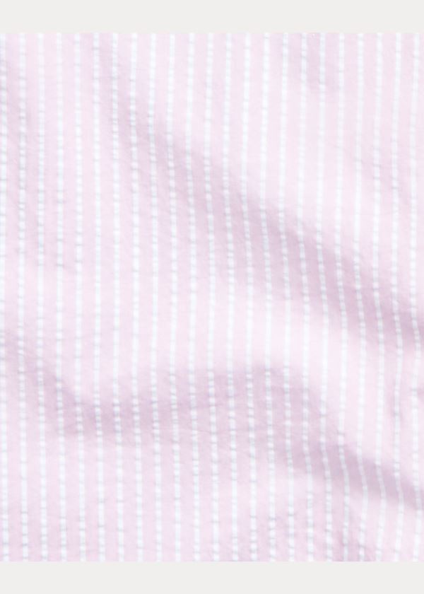 Ralph Lauren Classic Fit Seersucker Shirt Růžové Blankyt | OPGINqF4