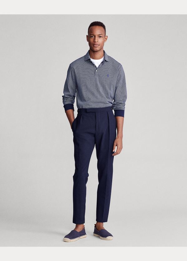 Ralph Lauren Classic Fit Soft Bavlněné Polo Tmavě Blankyt Viacfarebný | 4qB4dYKv