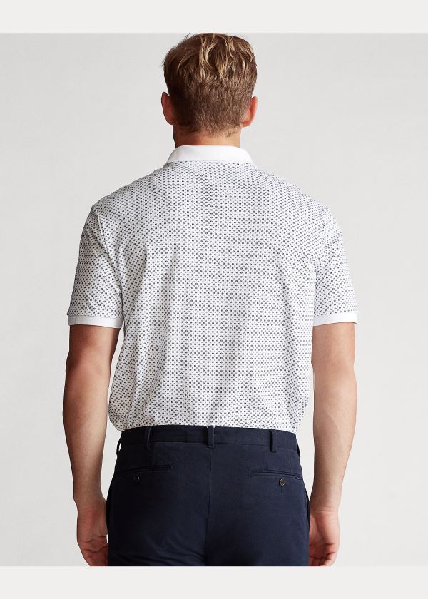 Ralph Lauren Classic Fit Soft Bavlněné Polo Bílé Viacfarebný | 86UF42vv