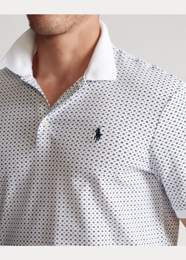Ralph Lauren Classic Fit Soft Bavlněné Polo Bílé Viacfarebný | 86UF42vv
