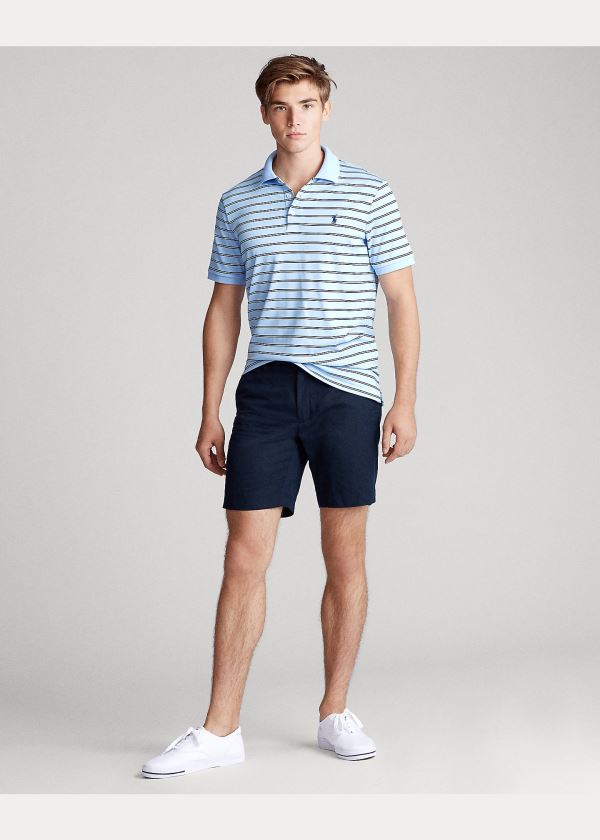 Ralph Lauren Classic Fit Soft Bavlněné Polo Blankyt Viacfarebný | gmsgB1yn