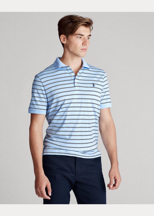 Ralph Lauren Classic Fit Soft Bavlněné Polo Blankyt Viacfarebný | gmsgB1yn