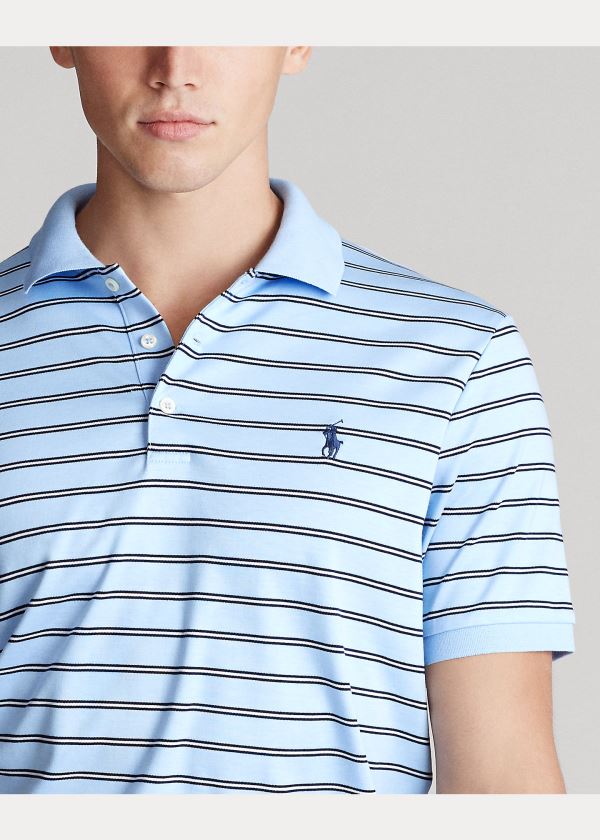 Ralph Lauren Classic Fit Soft Bavlněné Polo Blankyt Viacfarebný | gmsgB1yn