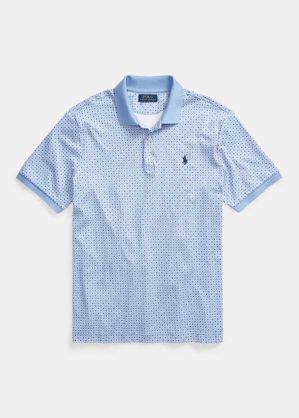 Ralph Lauren Classic Fit Soft Bavlněné Polo Blankyt Viacfarebný | kP932PeL