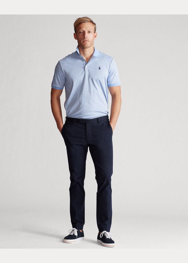 Ralph Lauren Classic Fit Soft Bavlněné Polo Blankyt Viacfarebný | kP932PeL