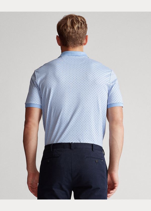 Ralph Lauren Classic Fit Soft Bavlněné Polo Blankyt Viacfarebný | kP932PeL