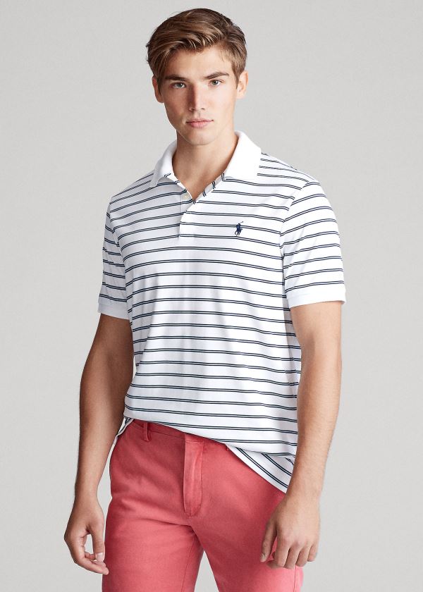 Ralph Lauren Classic Fit Soft Bavlněné Polo Bílé Viacfarebný | pkxSoHqm