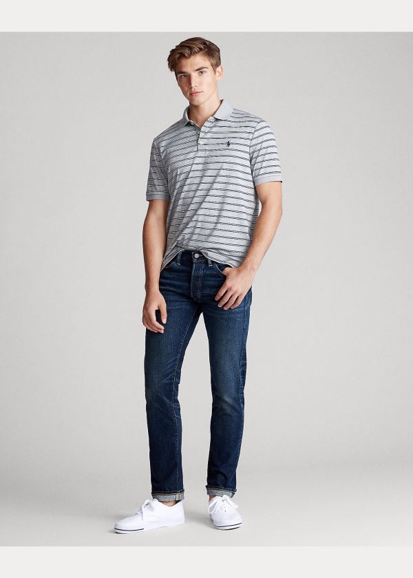 Ralph Lauren Classic Fit Soft Bavlněné Polo Šedé Viacfarebný | vgo9ieKX