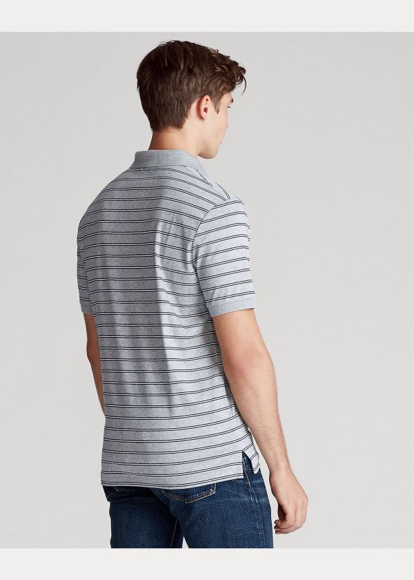 Ralph Lauren Classic Fit Soft Bavlněné Polo Šedé Viacfarebný | vgo9ieKX