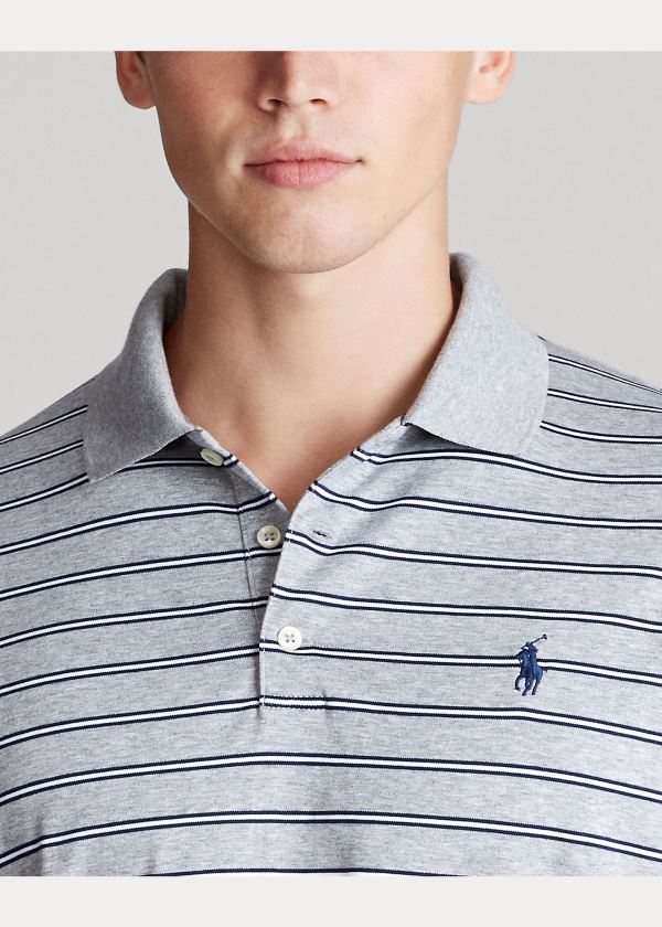 Ralph Lauren Classic Fit Soft Bavlněné Polo Šedé Viacfarebný | vgo9ieKX