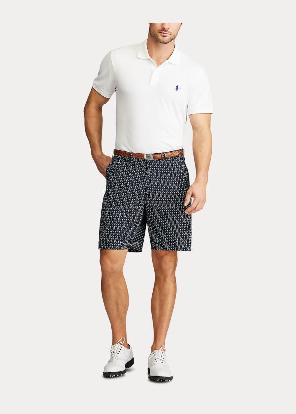 Ralph Lauren Classic Fit Stretch Krátké Tmavě Blankyt Bílé | n4mbXgzR