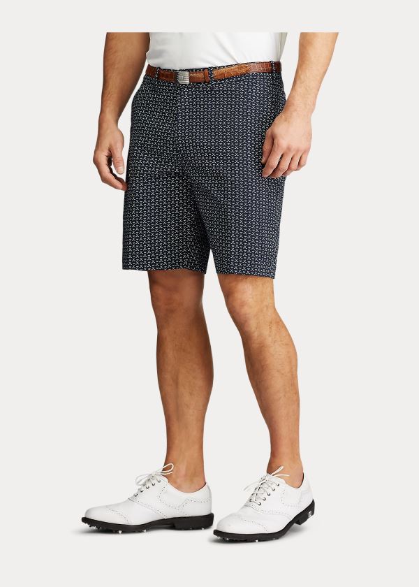 Ralph Lauren Classic Fit Stretch Krátké Tmavě Blankyt Bílé | n4mbXgzR