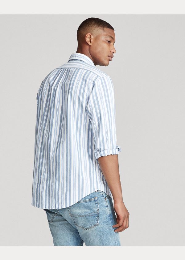 Ralph Lauren Classic Fit Striped Shirt Blankyt Viacfarebný Proužek | Rk2qYaa2