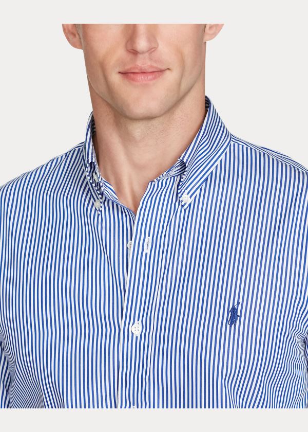 Ralph Lauren Classic Fit Striped Shirt Blankyt Bílé | vhdyVQLO
