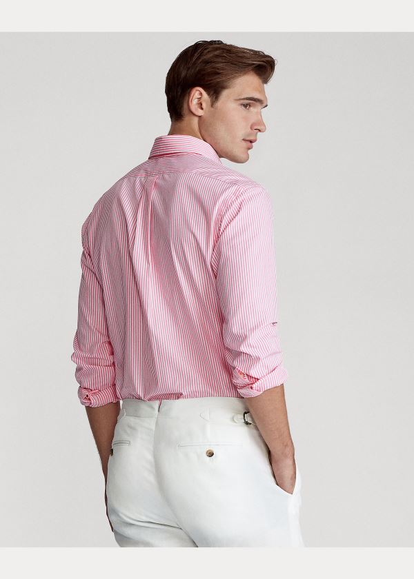 Ralph Lauren Classic Fit Striped Shirt Růžové Bílé | 72uKIy51