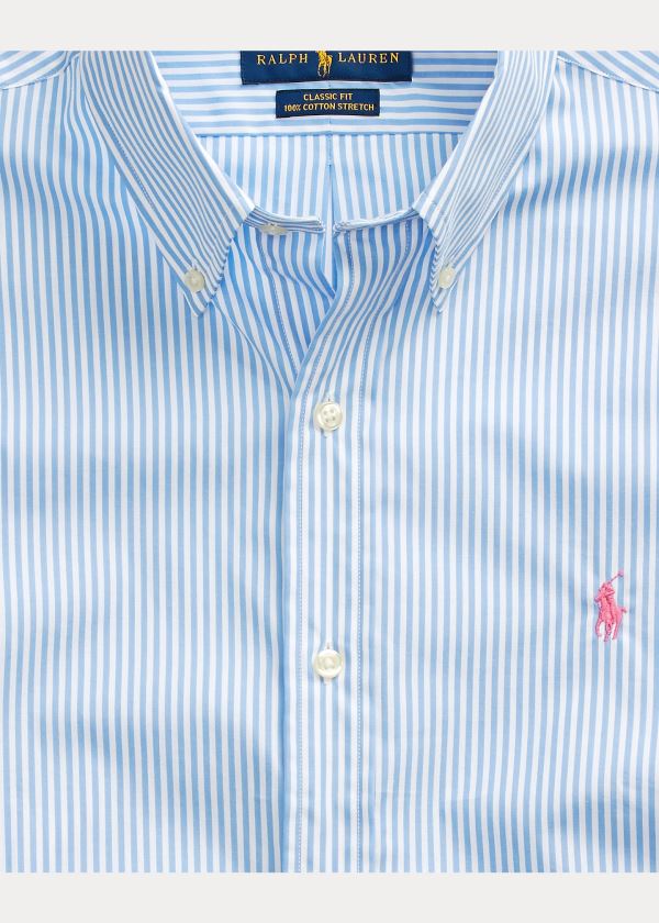 Ralph Lauren Classic Fit Striped Shirt Světle Blankyt Bílé | 9zkUV8mO