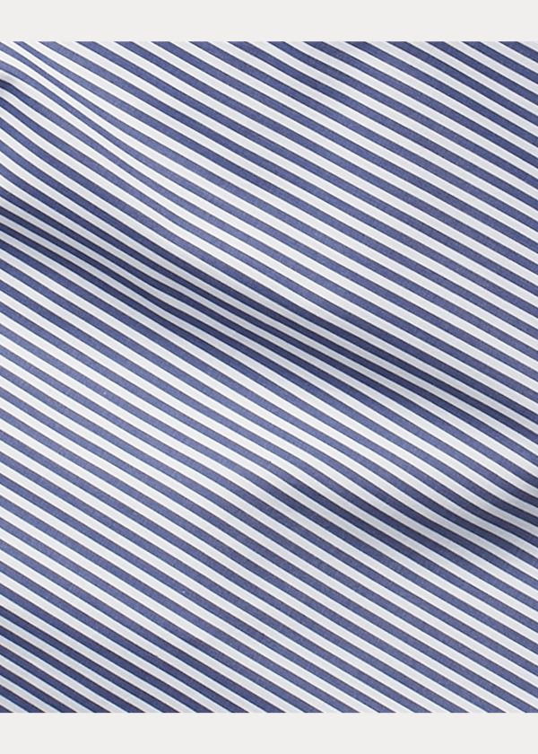 Ralph Lauren Classic Fit Striped Shirt Tmavě Blankyt Bílé | hvTpGjL0