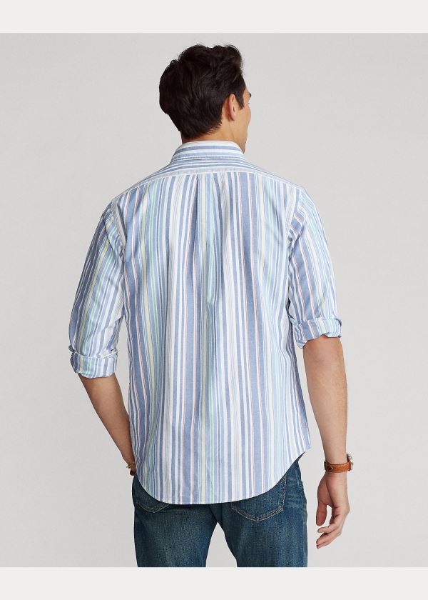 Ralph Lauren Classic Fit Striped Shirt Viacfarebný Proužek | j8Dxt0mu