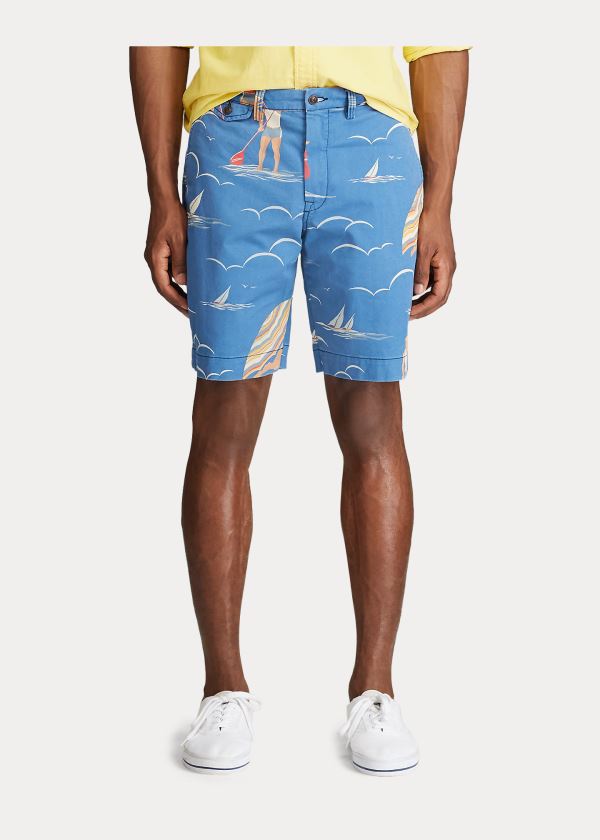 Ralph Lauren Classic Fit Surf-Print Krátké Blankyt Viacfarebný | P6u5WOKg
