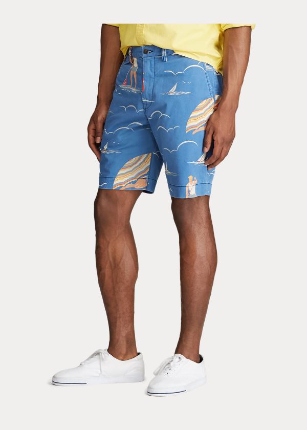 Ralph Lauren Classic Fit Surf-Print Krátké Blankyt Viacfarebný | P6u5WOKg